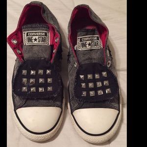 Converse low top with studs